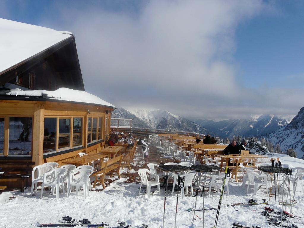 Hotel Berggasthaus Edelweisshütte Ladurns Innerpflersch Exterior foto